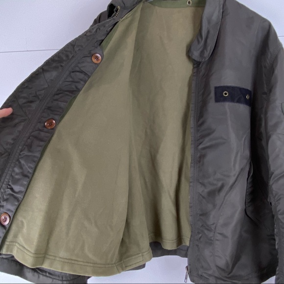 JAMES PERSE 2 Olive Utility Field Military Bomber Jacket - Picture 5 of 14